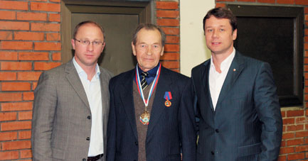Мириан Гугава, Александр Алексашкин и Сергей Феоктистов
